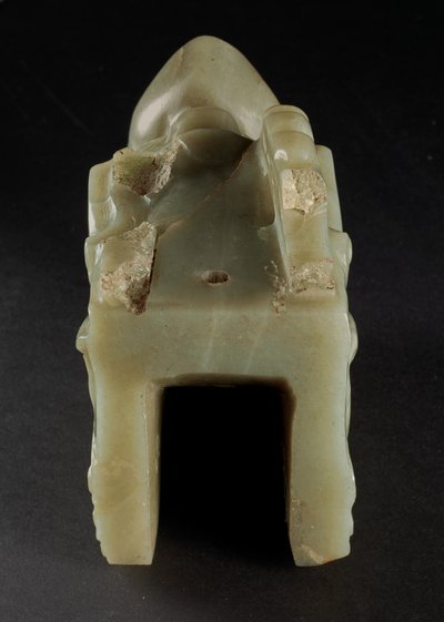 The Junkunc Jade Dragon Head by Tang Dynasty Chinese School