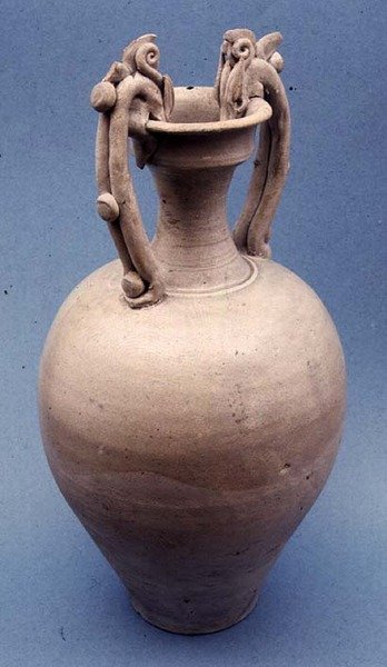 Vase with colourless glaze, T