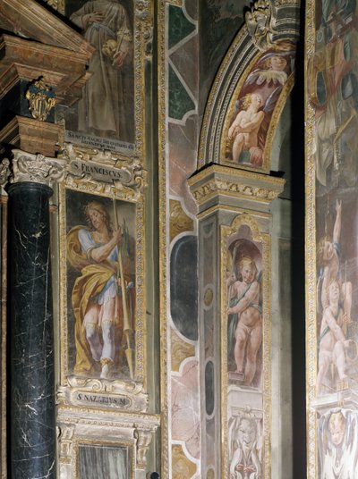 1629 frescoes (detail) by Tanzio da Varallo