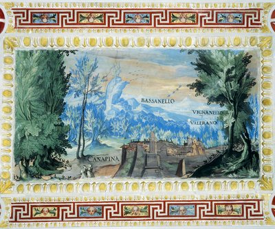 View of Canepina by Tarquinio Ligustri