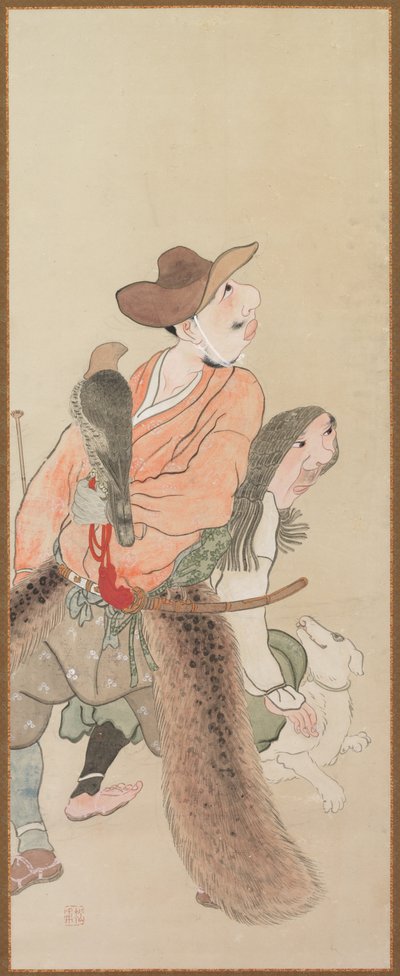 Genre Figures, c. 1816 by Tatabe Socho