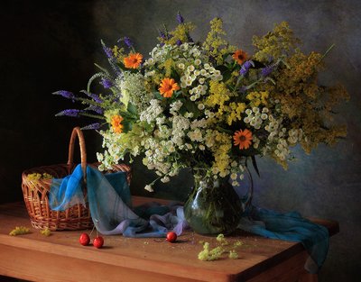 Vibrant Summer Wildflowers by Tatyana Skorokhod