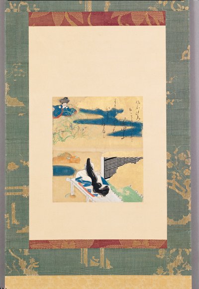 Setting Out For Kawachi by Tawaraya Sotatsu
