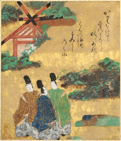 The Beach at Sumiyoshi from the Tales of Ise by Tawaraya Sotatsu