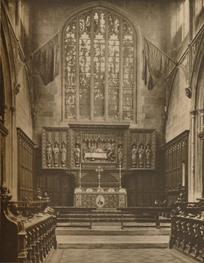 Chancel and East Window of St. Margarets, Westminster, c1935 by Taylor