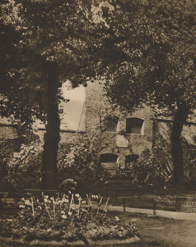 Site of the Marshalsea Prison from the Churchyard of St. Georges, Southwark by Taylor