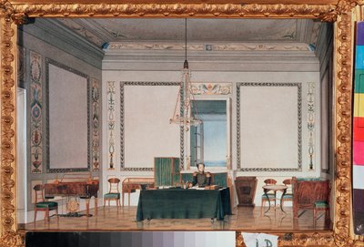 Emperor Alexander I in His Study Room in the Winter Palace by Tchernik Tchernik