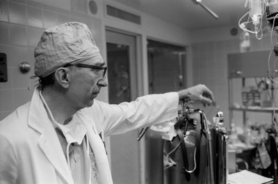 Dr. Michael DeBakey, Cardiovascular Surgeon, at Texas Medical Center by Ted Spiegel