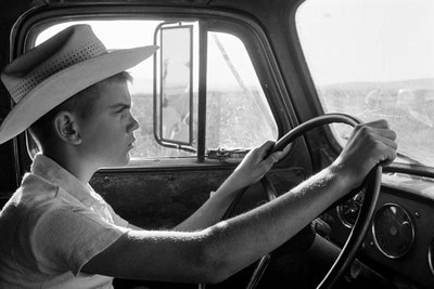 Family farmer Ed Ker at A.M. Ker Ranch is an agricultural homesteader growing alfalfa by Ted Spiegel