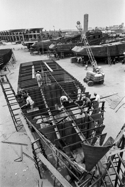 Promecan Boatyard, Port of Callao, Purse Seine Fishing Boats are Constructed by Ted Spiegel