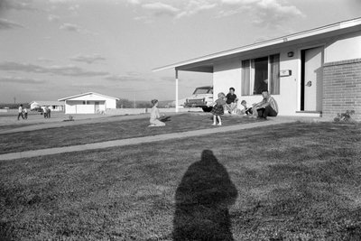 Suburban home of a mine worker near the Morenci mine for Phelps Dodge Smelter Douglas Arizona by Ted Spiegel