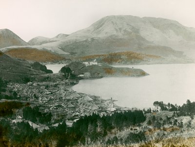 Lake Ashi in Hakone, circa 1900 - 1915 by Teijiro Takagi