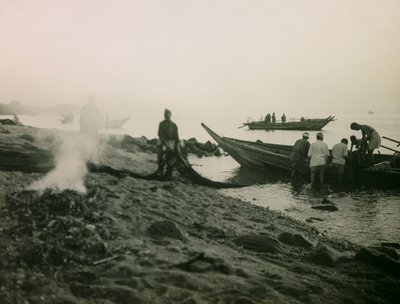 The Return of the Japanese Fishermen, circa 1900 - 1915 by Teijiro Takagi