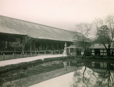 View of Sanjusangen-do Buddhist Temple, Kyoto, circa 1900 - 1915 by Teijiro Takagi