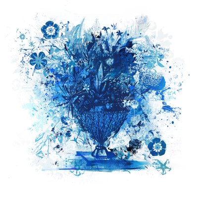 Bouquet in Blue by Teis Albers
