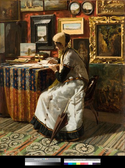 Cannot Wait or the Letter by Telemaco Signorini