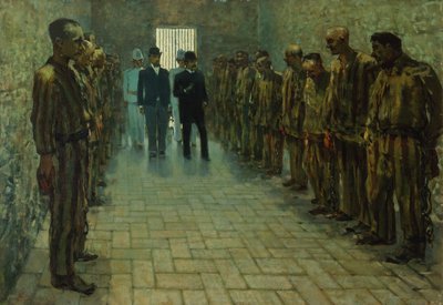 The Prison of Portoferraio, Elba Island by Telemaco Signorini
