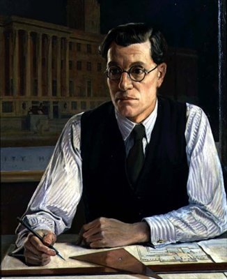 Portrait of the Architect S. Rowland Pierce by Tennyson Philip Cole
