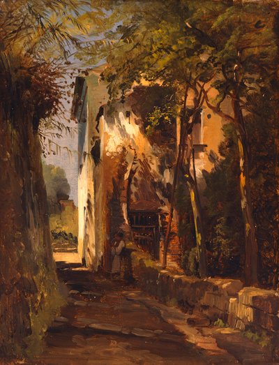 A Country Road in Sorrento by Teodoro Duclere
