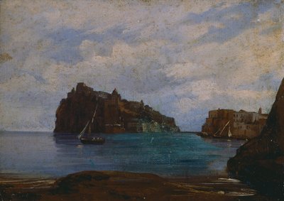 The Aragonese Castle of Ischia by Teodoro Duclere