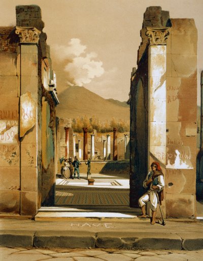 View of House of Faun in Pompeii by Teodoro Duclere