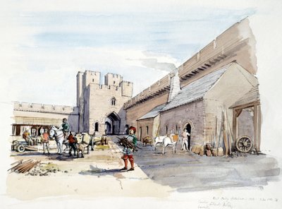 Etal Castle by Terry Ball