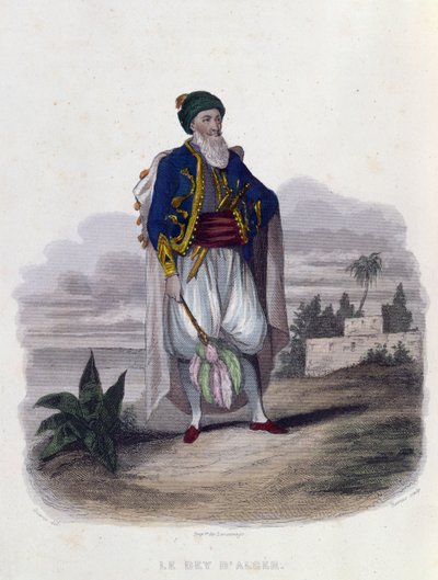Hussein Pacha, the Last Dey of Algiers, 1846 by Th. Guerin