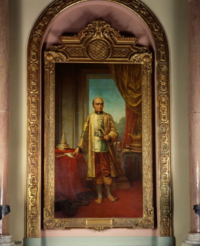 Portrait of King Phra Buddha Lertla Napalai by Thai School