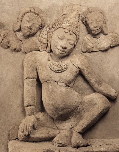 Relief, from Chedi Chula Pathom, Davaravati School by Thai School