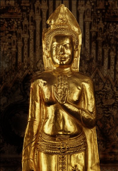 Standing Buddha, late 13th- early 14th century by Thai School