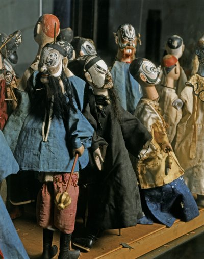 Thai Art: Marionettes of the Ramayana Characters. Bangkok Style by Thai School