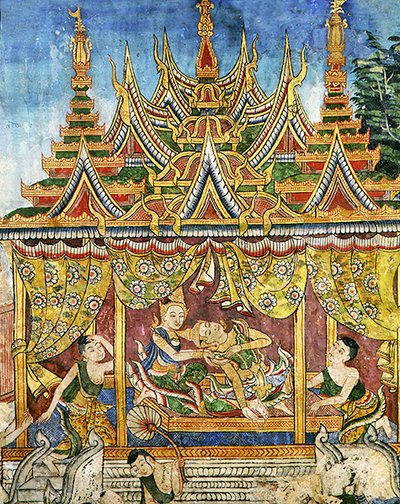 Wiharn Laikarn, episode from Jataka Sang Thong by Thai School