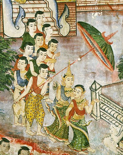 Wiharn Laikarn, episode from Jataka Sang Thong by Thai School