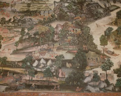 Wirharn Sasada, Life in the Countryside, Wat Bowonniwet Vihara by Thai School