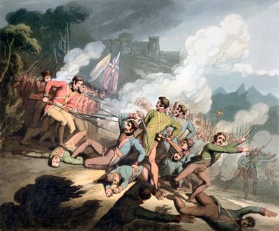 Battle of Busaco, Portugal, 27th September 1810, 1819 by Thales Fielding