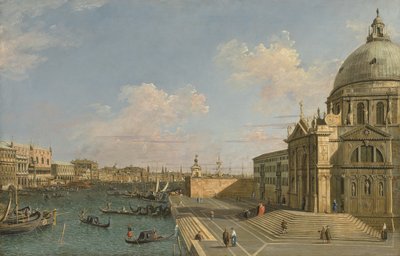 Entrance to the Grand Canal, Venice, Looking East, c.1730s by The Bateman Master
