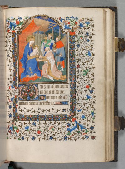 Book of Hours (Use of Paris): Fol. 67r, Adoration of the Magi by The Bedford Master