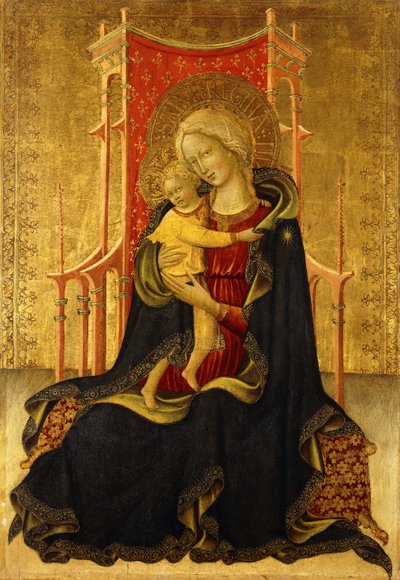 The Madonna of Humility by The Master of the Carrand Tondo