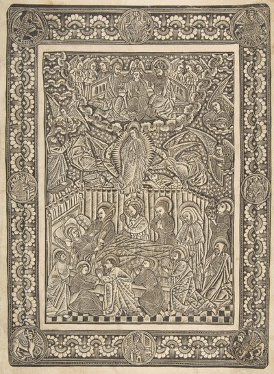 The Death, Assumption, and Crowning of the Virgin by The Master of the Mountainlike Clouds