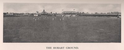 The Hobart Cricket Ground, Tasmania, Australia by The Sydney Daily Telegraph
