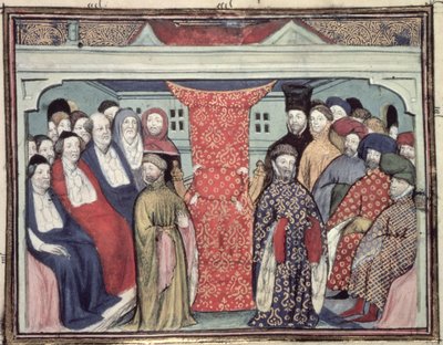 The Parliament at Westminster Deposes Richard II and Proclaims the Duke of Lancaster King Henry IV by The Virgil Master