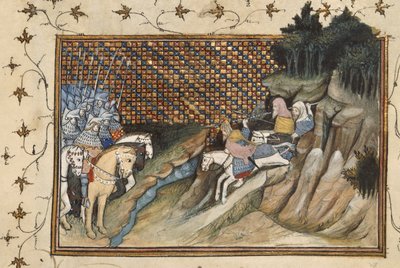 Art Mór riding to meet the earl of Gloucester, from 