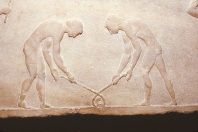Greek Games from a Marble Relic by Themistocles