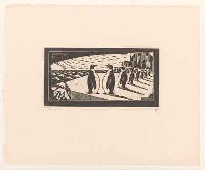 Emperor Penguin in Audience by Theo de Vries