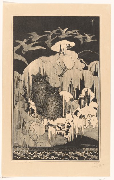 Christmas Night by Theo van Hoytema (signed by artist)