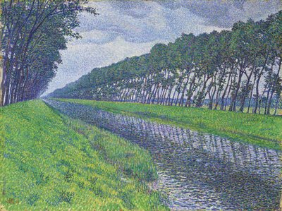 Canal in Flanders by Théo van Rysselberghe