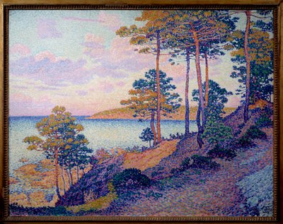 La pointe Saint Pierre a Saint Tropez by Théo van Rysselberghe