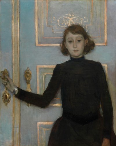 Portrait of Marguerite van Mons by Théo van Rysselberghe