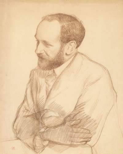 Portrait of Henri Ghéon by Théo van Rysselberghe