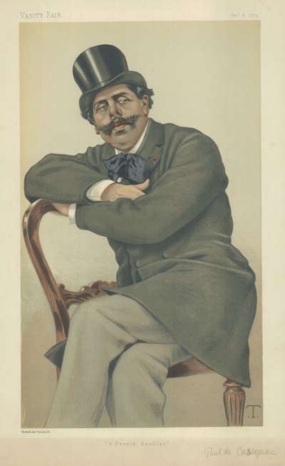 M Paul De Granier De Cassagnac by Theobald Chartran